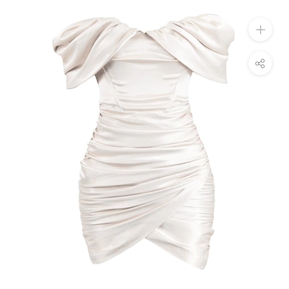 Leau Satin Corset Dress NWT